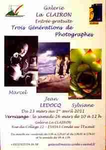 TROIS GENERATIONS DE PHOTOGRAPHES